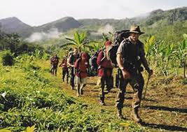 Backpacks on the Kokoda Trail